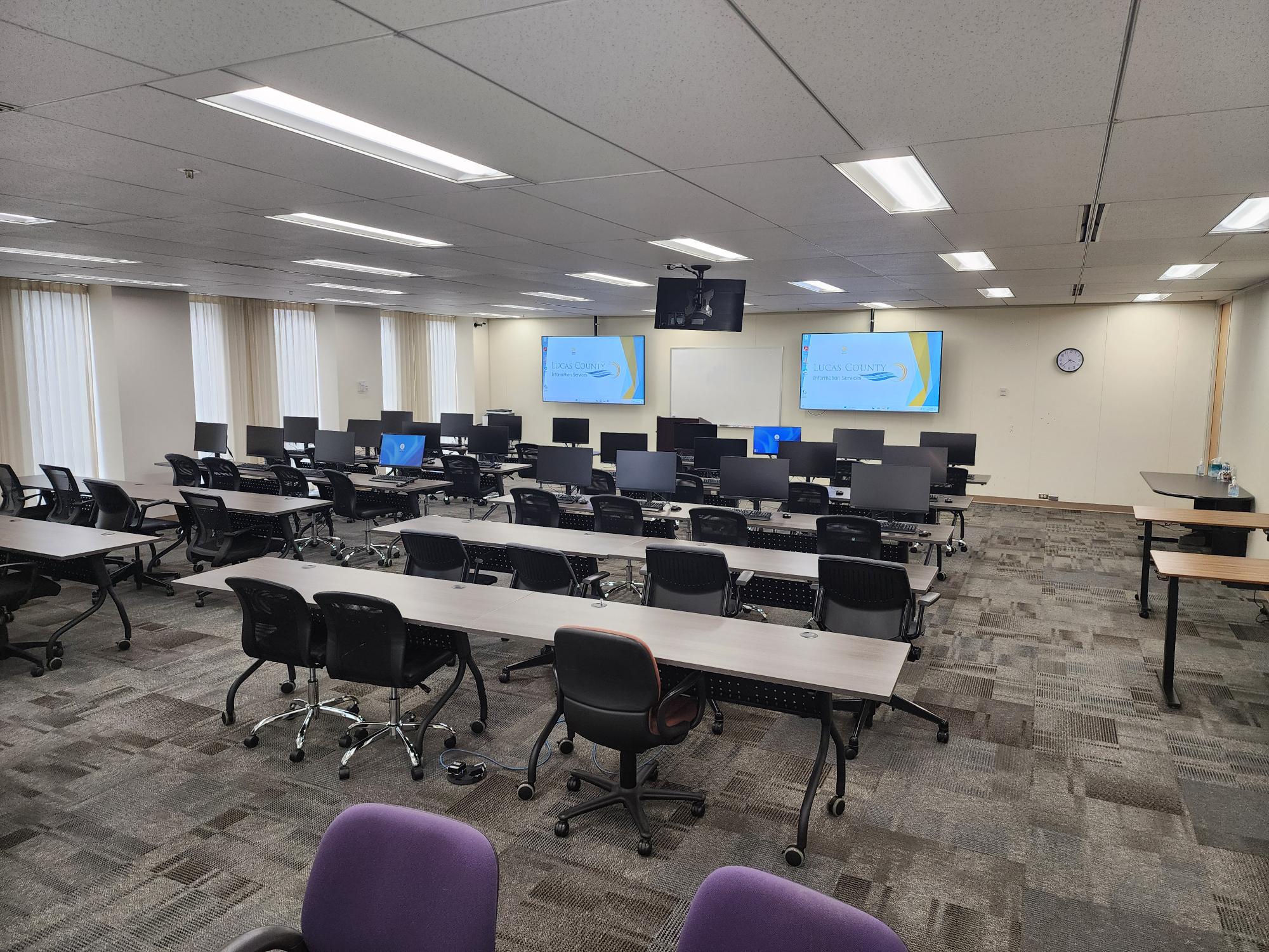 Computer training lab